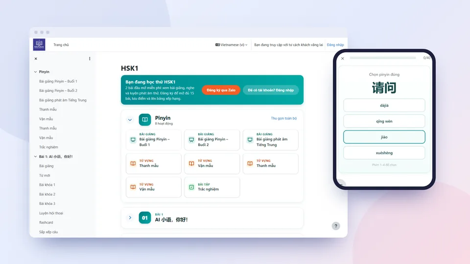 Giải pháp AI – LMS