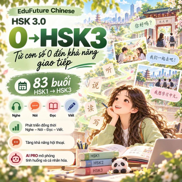 HSK3.0: 0 → HSK3 (AI Pro) - Offline